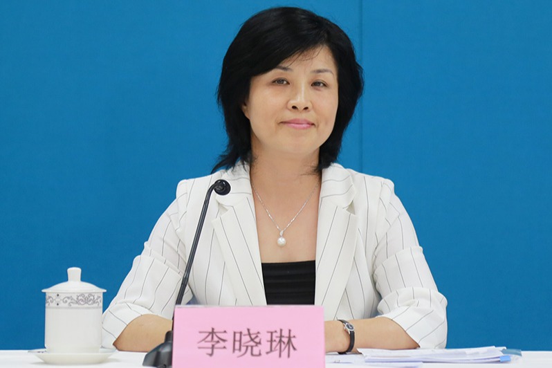 水利部办公厅副巡视员李晓琳主持发布会