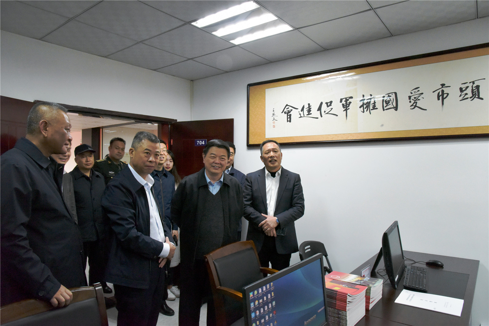 省双拥办常务副主任陈小山莅汕开展双拥模范城（县）检查考核工作