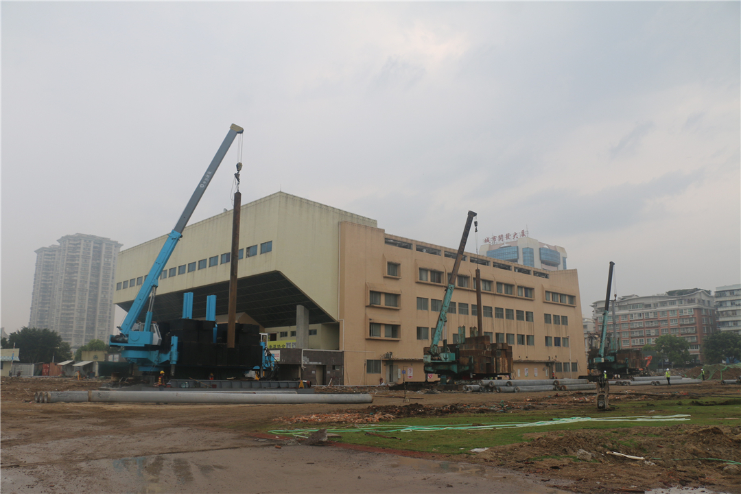 场馆建设施工现场