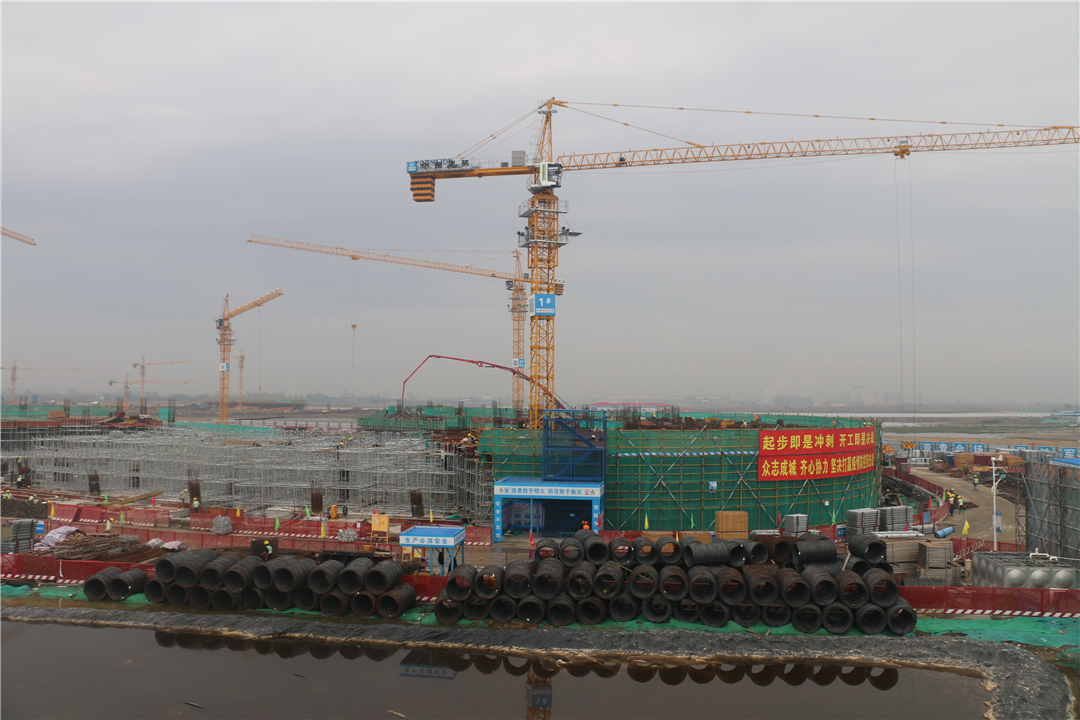 场馆建设施工现场