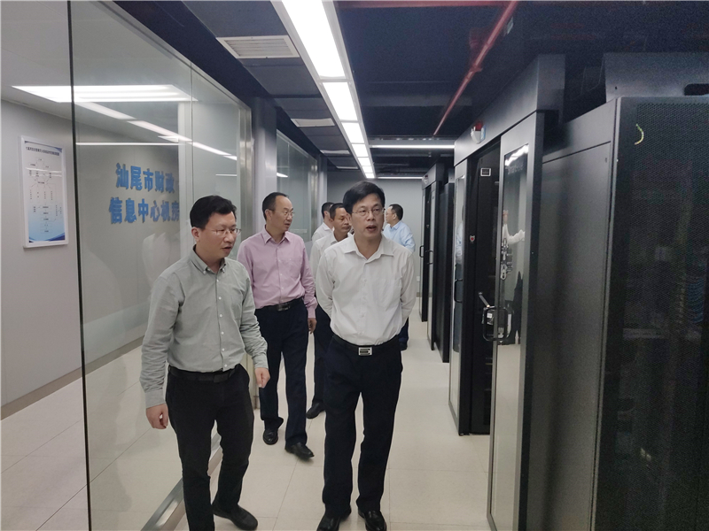 林少文常务副市长到市财政局调研指导工作